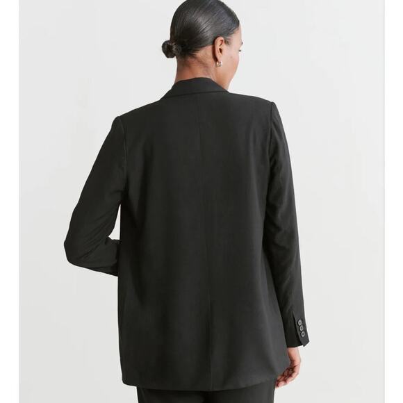 Jenni Kayne Jones Blazer In Black Size 4 Double Breasted Jacket - Picture 8 of 14